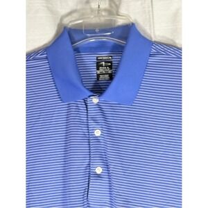 Page & Tuttle Men's Blue Striped Polo Shirt size XL the Red and Blue golf club